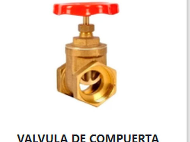 Válvula compuerta bronce 3'' 90mm Romeral