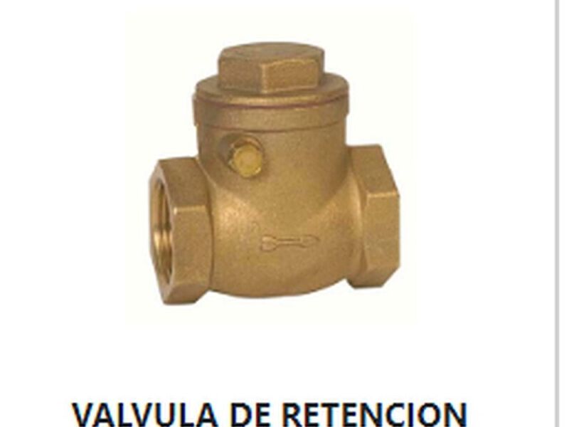 Válvula retención 4'' Romeral