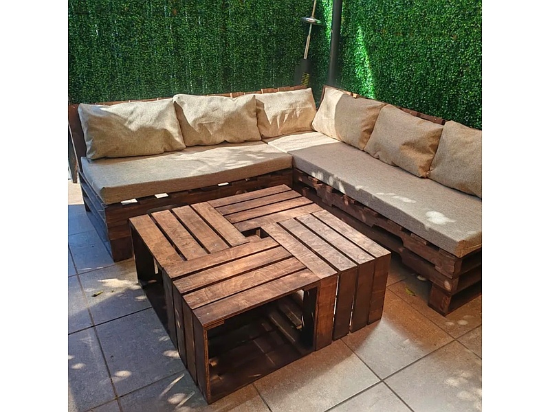 Muebles rústicos para exteriores, Santiago