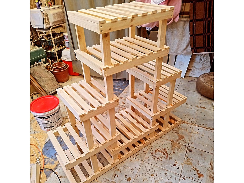 Jardinera en madera, Santiago