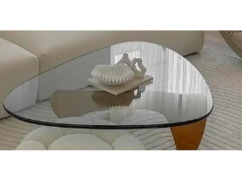 Centro Mesa Vidrio Ovalado Arica Muebles online