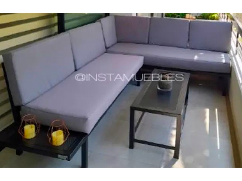 Sillón esquinero Gris 3 Plazas Arica Muebles online