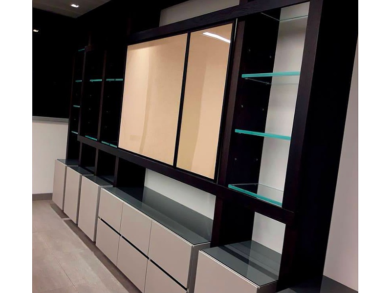 MUEBLE GRANDE DE MADERA PARA SALA OFICCEE CHILE