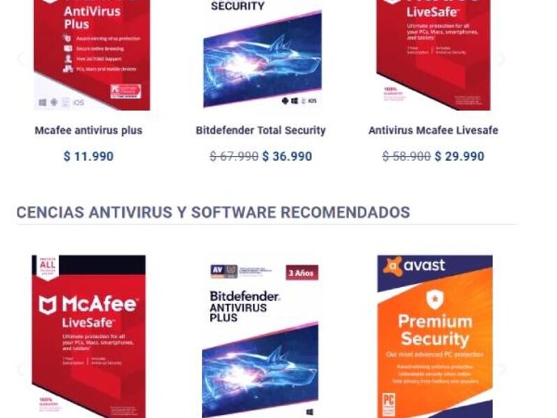 Compra Segura de Antivirus Chile