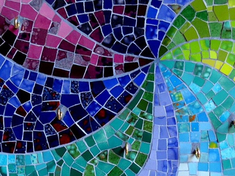 Mosaico colores vivos Chile