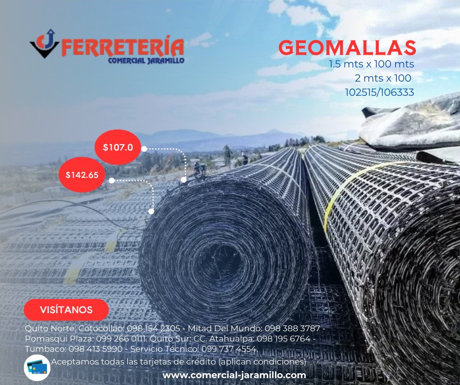 Geomallas de acero Chile