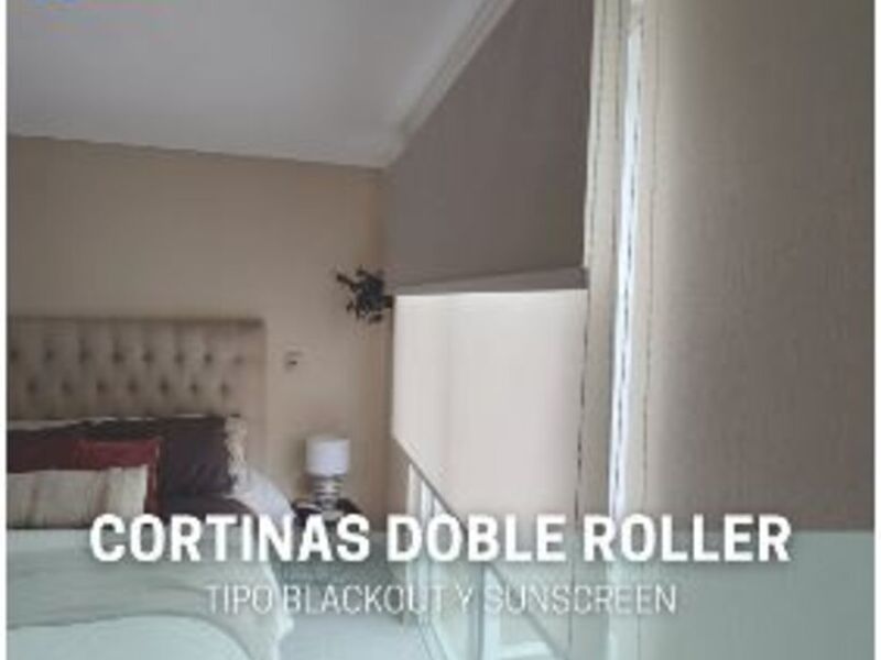 Cortina roller doble Talca 