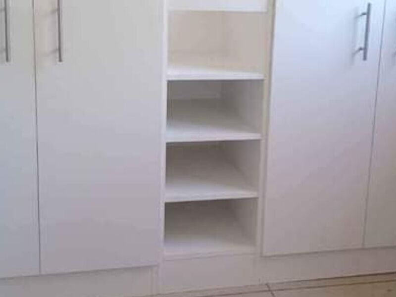 Mueble compacto blanco cocina Chile 