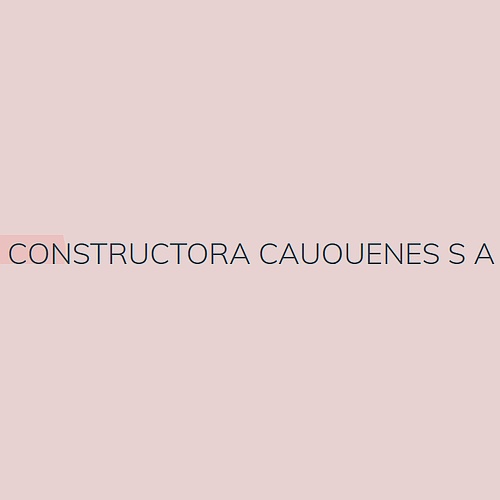 Constructora Cauquenes