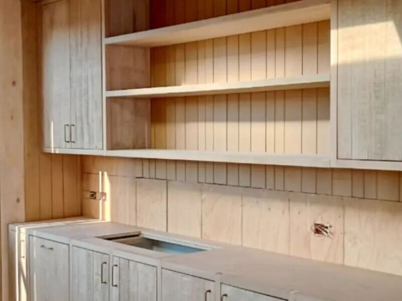 Cocina madera natural Chile