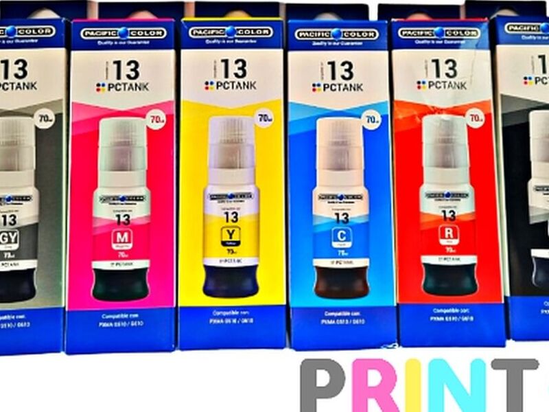 Set 6 Botella Tinta Alternativa GI13 CG13 