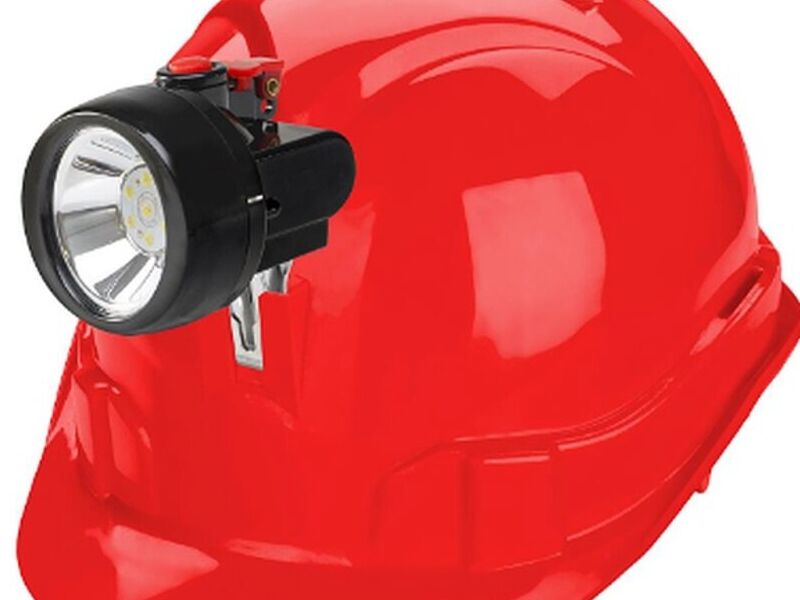 Casco de seguridad con lampara Chile