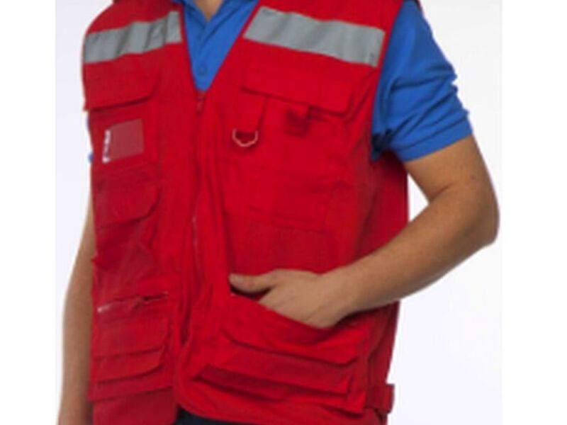 Chaleco Geólogo Poplin Doble Chile