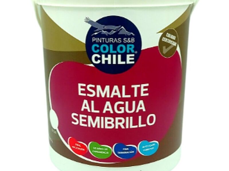 Esmalte Agua Semibrillo Chile 