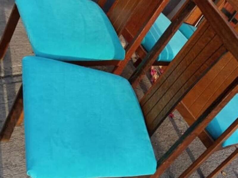 Silla comedor turquesa Chile