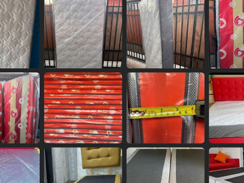 Cama europea roja