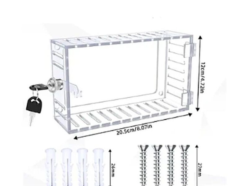 Caja cubre termostato 12 x 6 x 18,5 cm