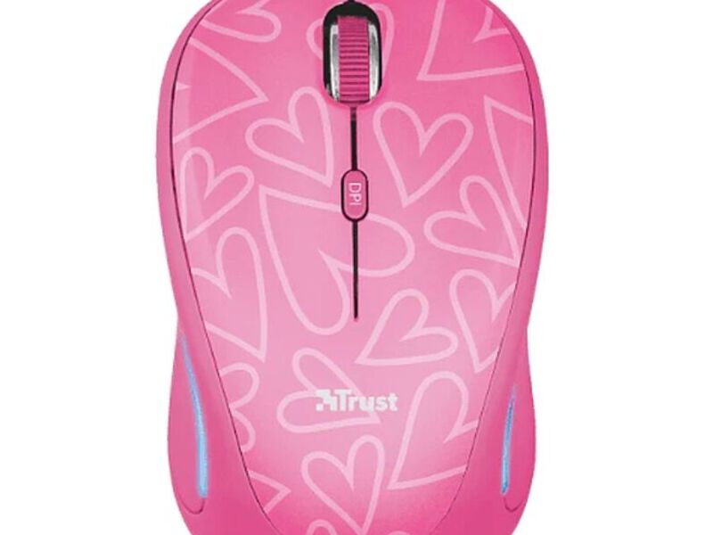 Mouse Inalámbrico Trust Yvi FX Pink Santiago