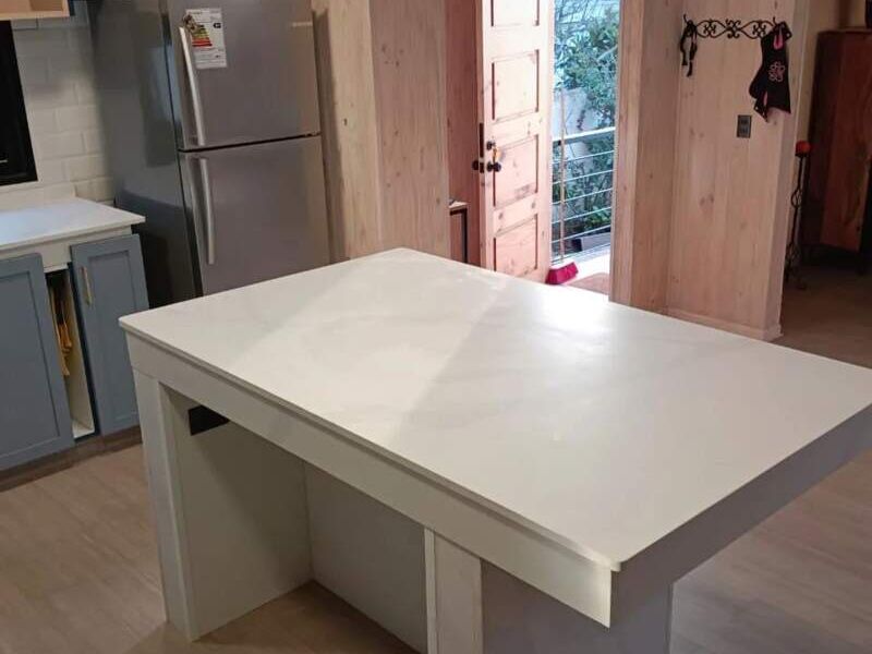 Mueble cocina madera blanca