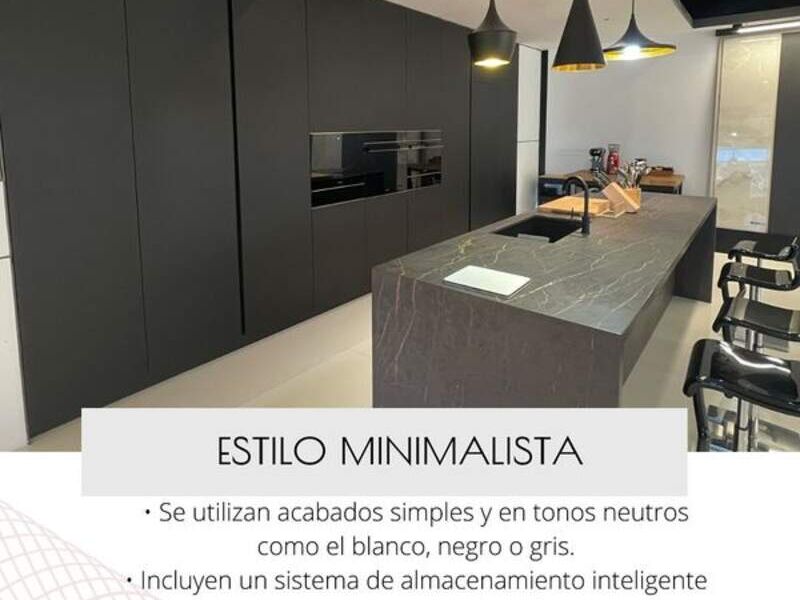 Cocina estilo minimalista 