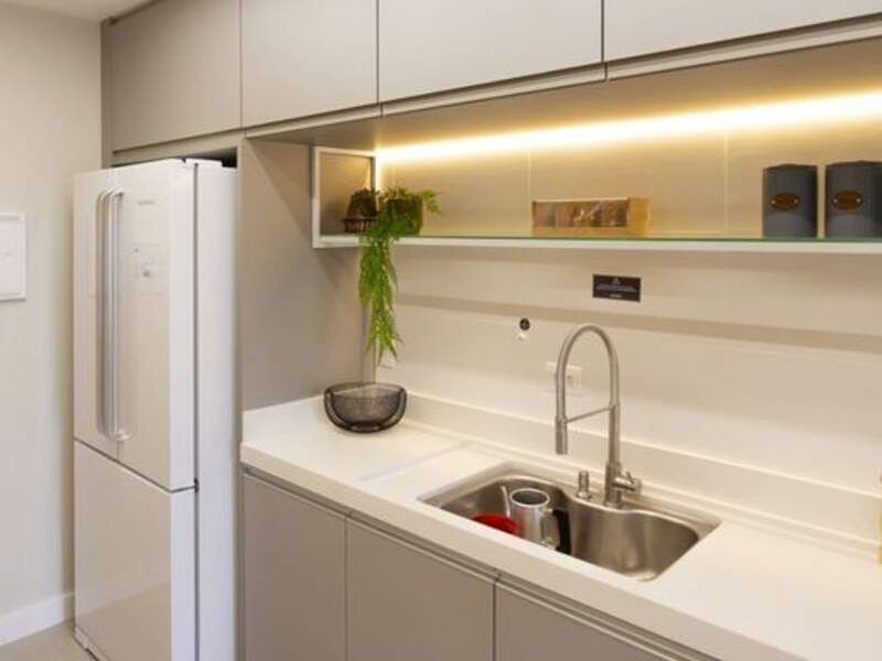 Cocina muebles blancos 