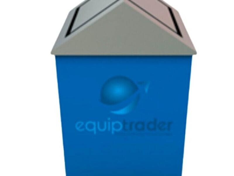 Basurero Metalico Capacidad 60 litros