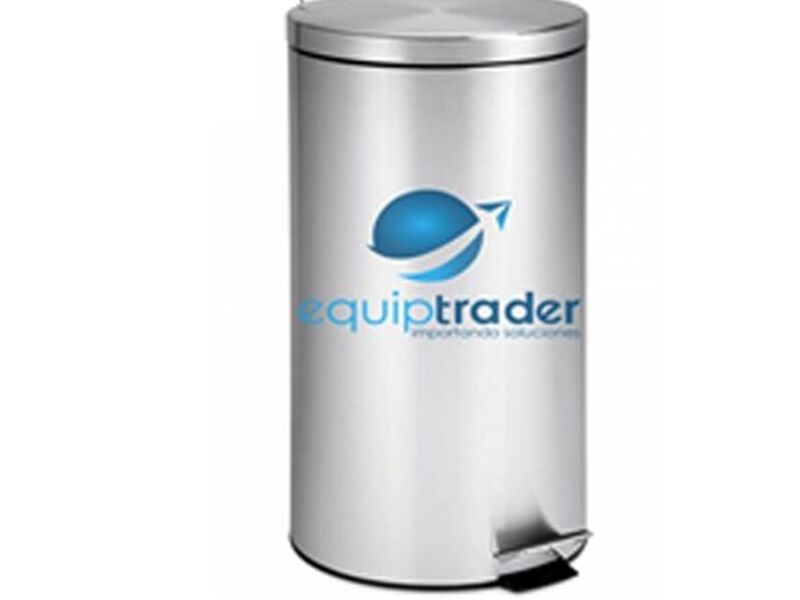 Basurero Acero Inoxidable Capacidad 30 litros