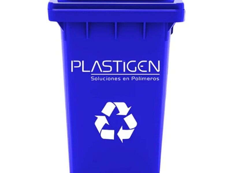 Basurero 240 litros Azul