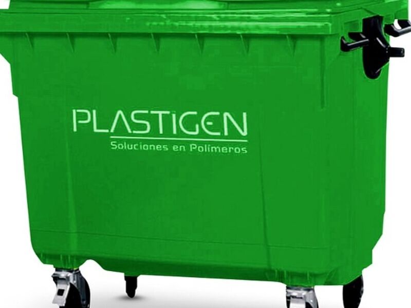 Contenedor Basura 660 Litros Verde