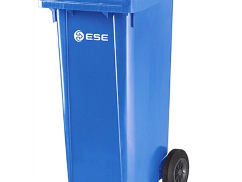Contenedor  Basura 120 Litros Azul