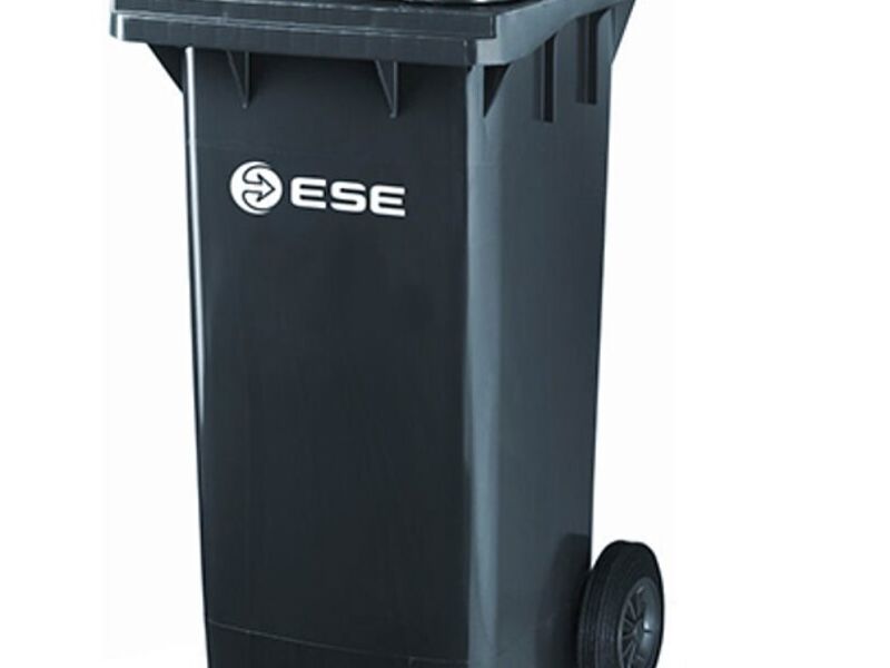 Contenedor basura 120 Litros Negro