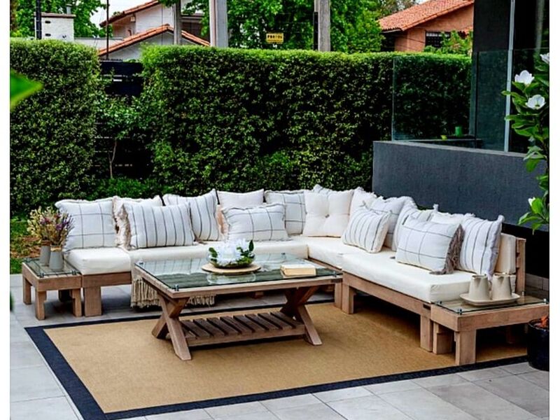 Sillon exterior color blanco Chile