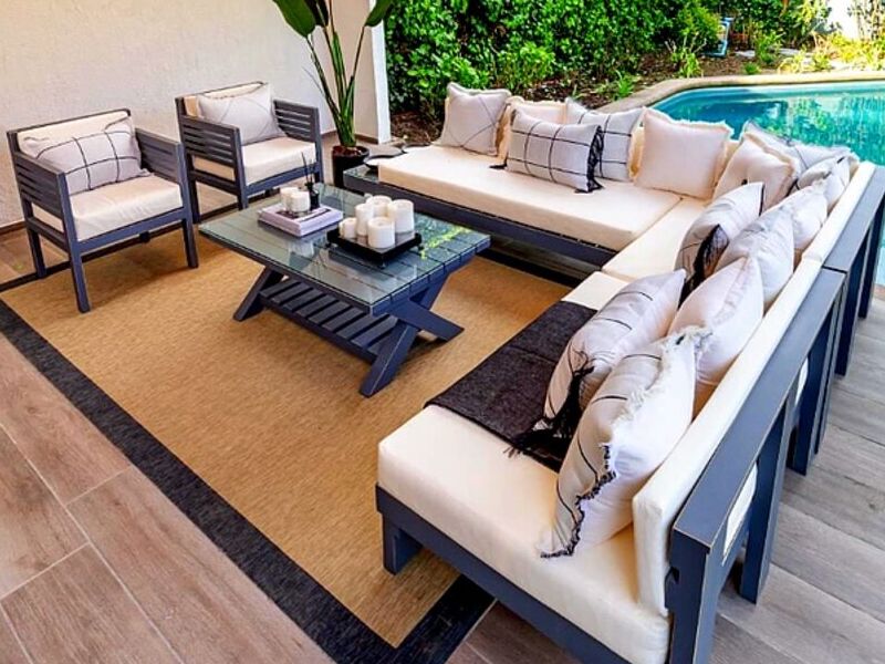 Sillon exterior color beige Chile