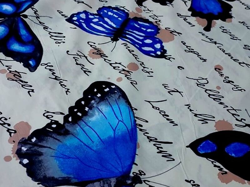 Papel tapiz mariposas azules Chile