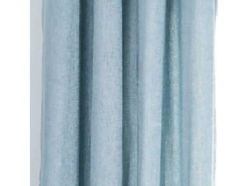 Cortina Chenille 140x220cm Turquesa