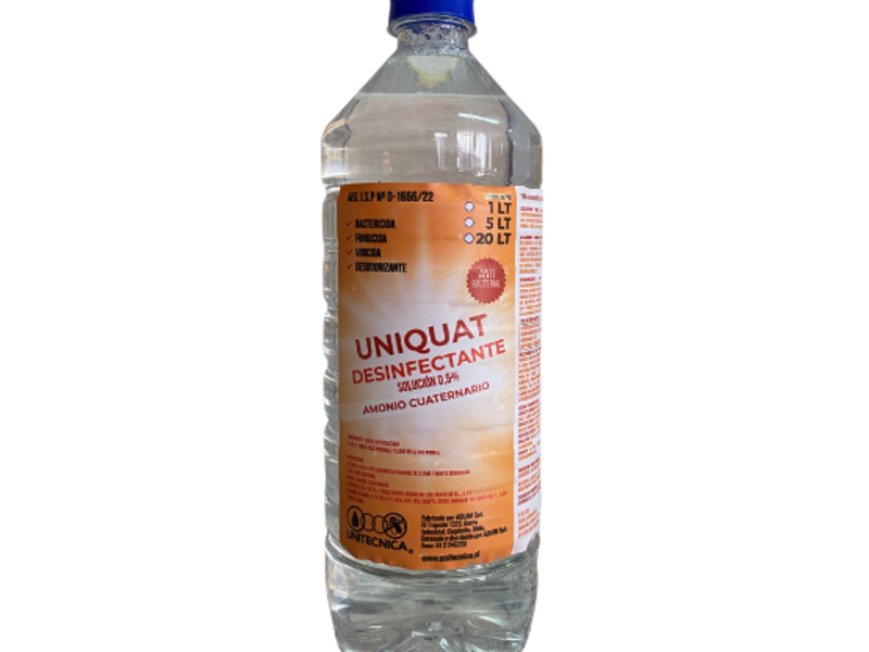 UniQuat desinfectante amonio 1 lt. CHILE