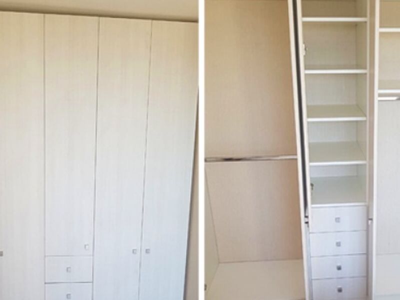 Closet con cajones a la vista Chile 