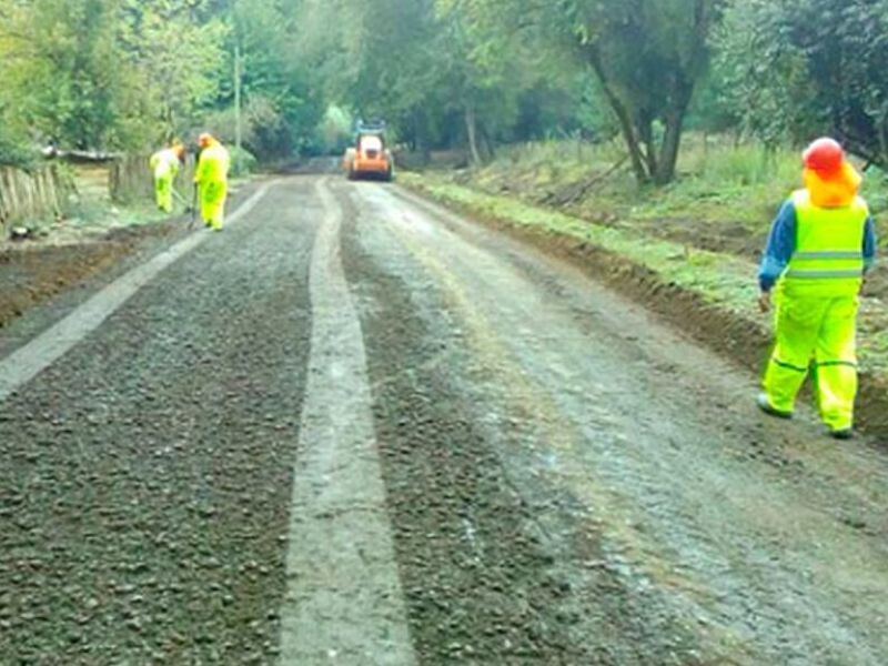 Construcción caminos  Chile 
