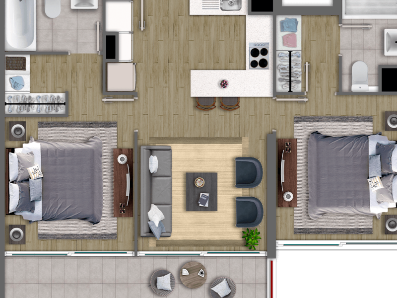 Venta Apartamento edificio Chile