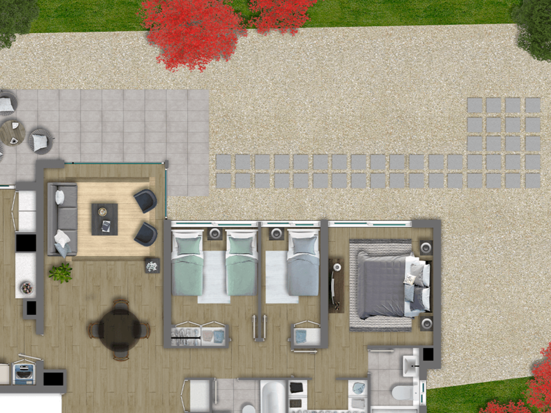 Departamento familiar patio venta Chile