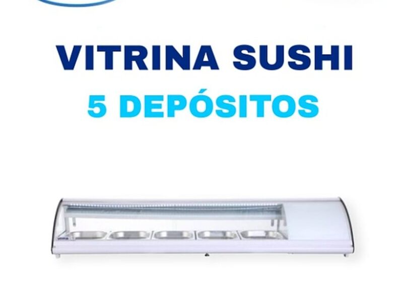 VITRINA SUSHI 5 DEPÓSITOS CHILE 