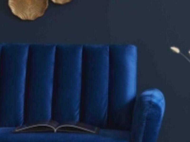 Sofá elegante azul Chile