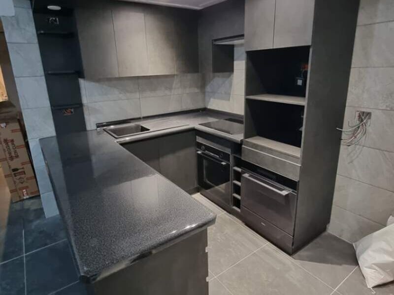 Cocina muebles modular gris Chile