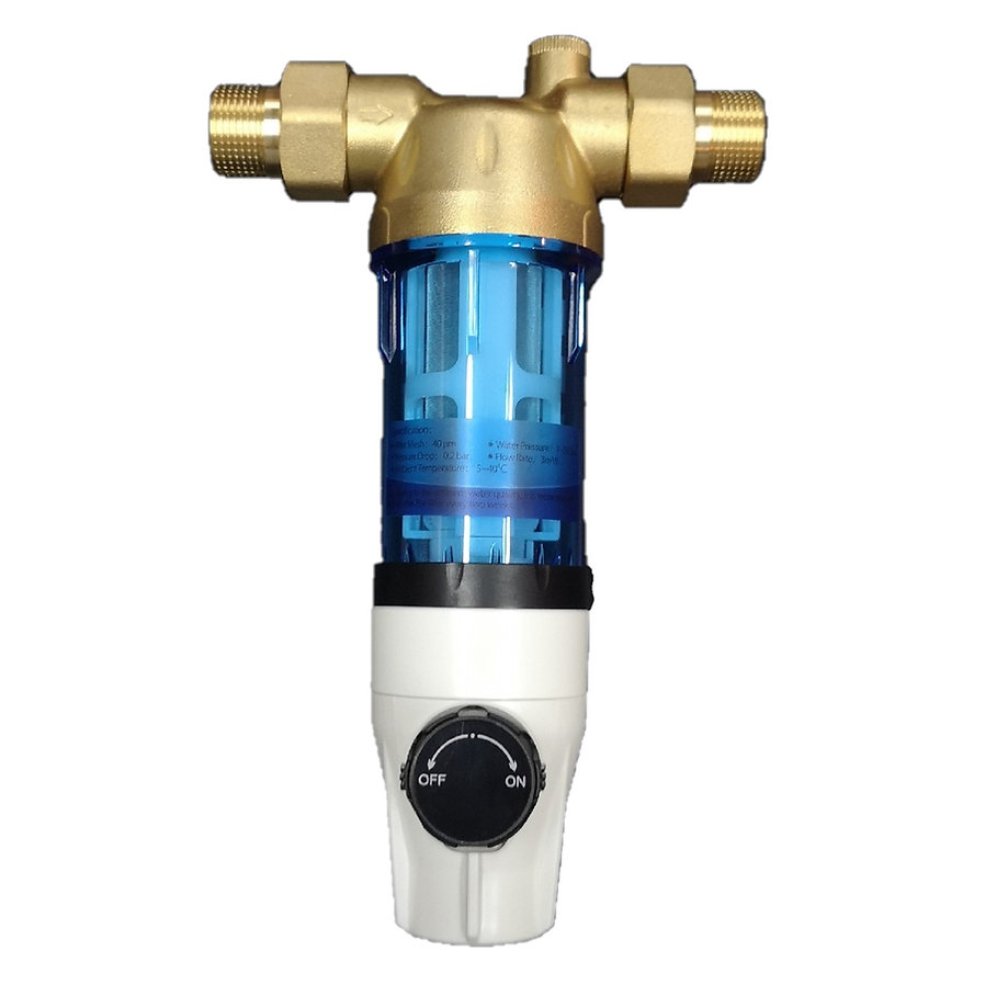 Pre-filtro post medidor 40 micras 3 m3/h lavable