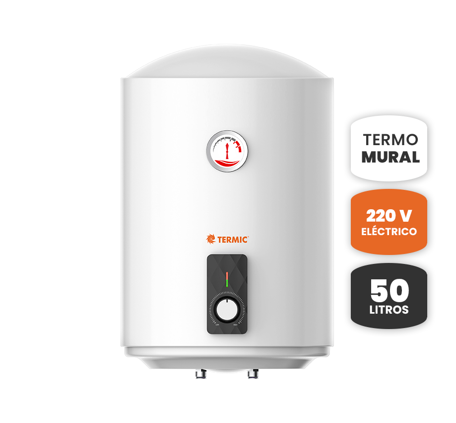 Termo Eléctrico 50 Litros Singleline Mural 1.5 kW