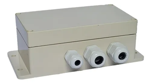 Caja Eléctrica Estanca De Plástico Con Prensas 192x90x45m