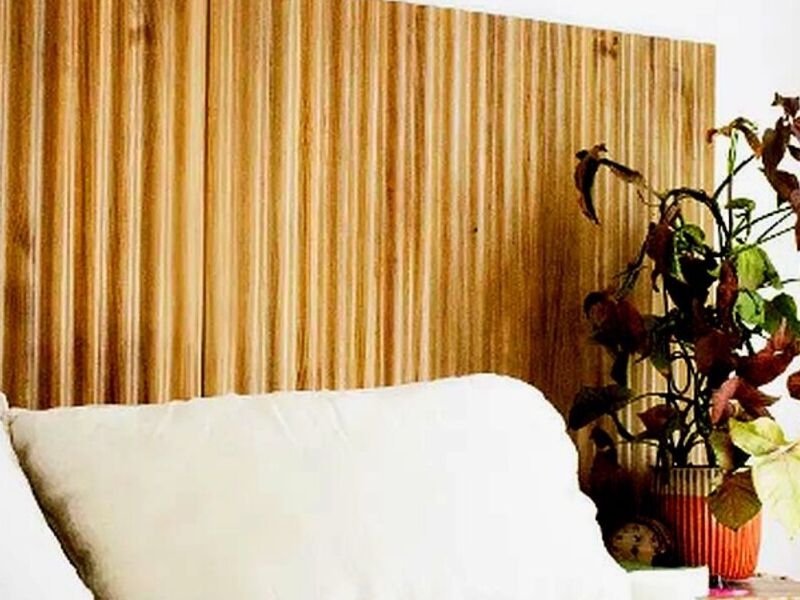 Respaldo cama color madera Chile