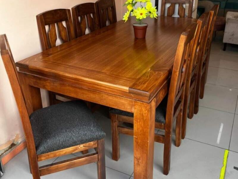 Comedor 8 sillas madera Chile