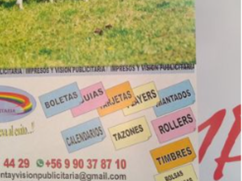 Calendario personalizado Osorno