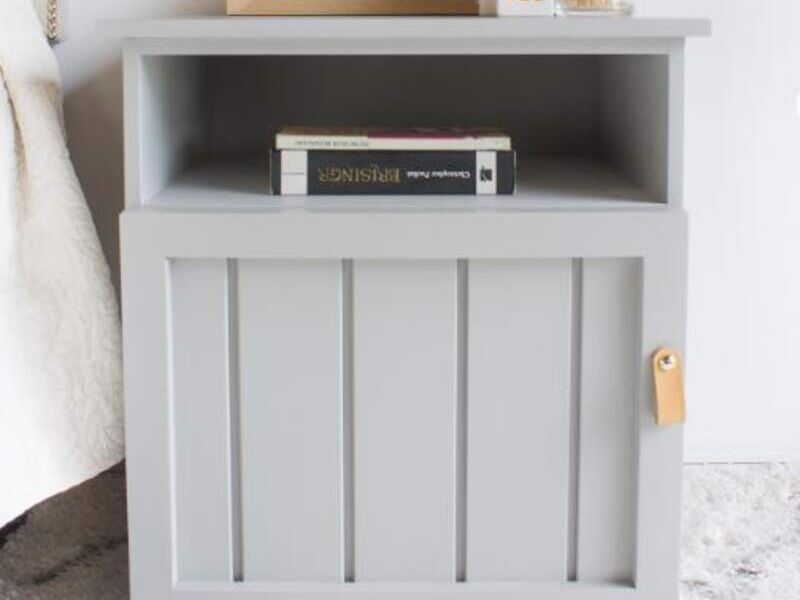 Velador gris Reese Vitacura 